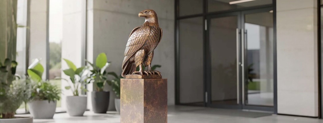 Majestätische Statuen imposanter Vögel: Adlerstatuen aus Polystone