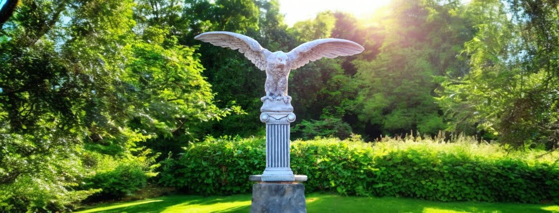 Adler Gartenstatuen | große und kleine Figuren | Figuren aus Stein