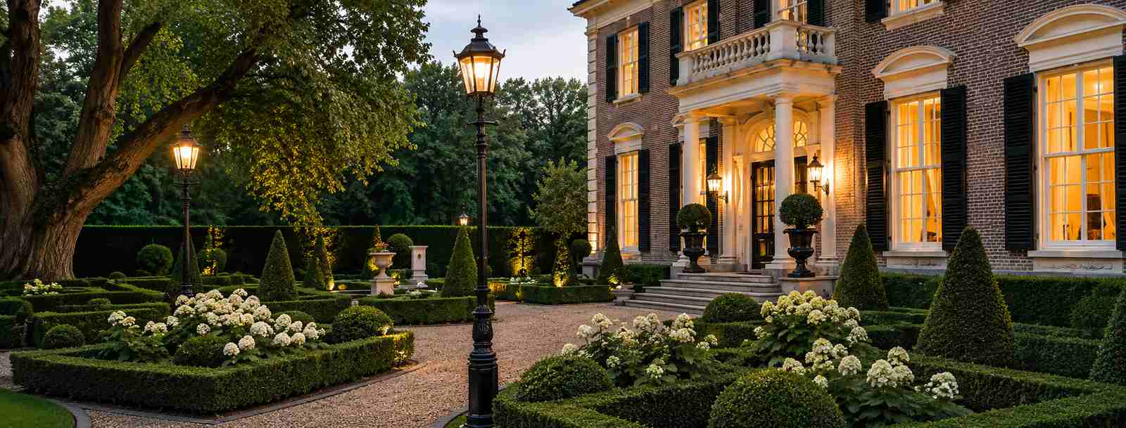 Lampadaires classiques en aluminium - Houseandgarden