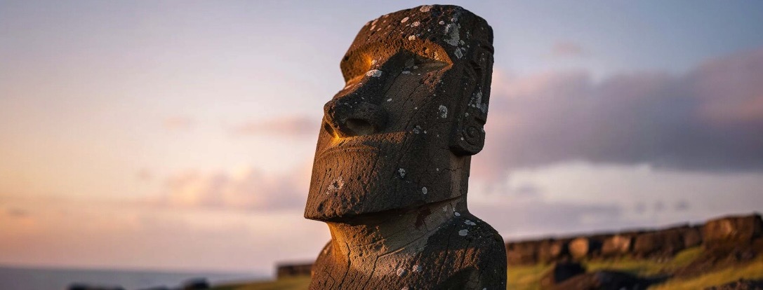 MOAI-Statuen mit einer reichen Geschichte