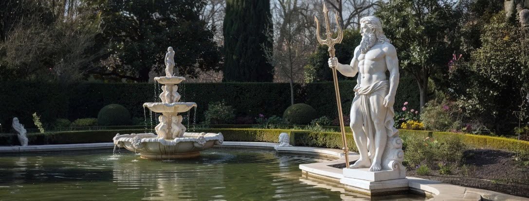 Statues exclusives de dieux classiques | De Neptune à David et Bacchus