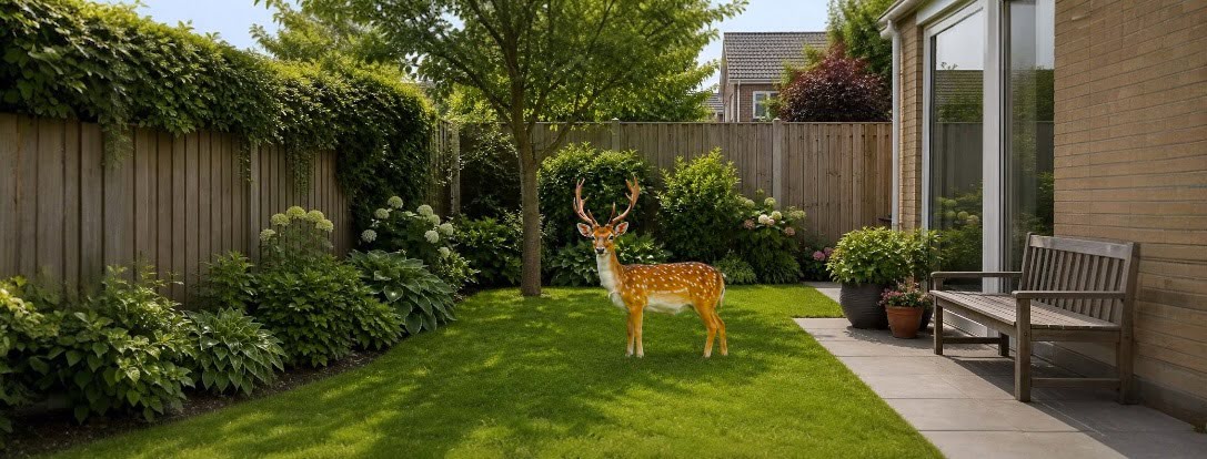 Hirschskulpturen für den Garten | Lebendige Gartendekoration