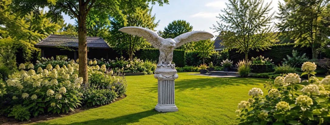 Adler Gartenstatuen | große und kleine Figuren | Figuren aus Stein