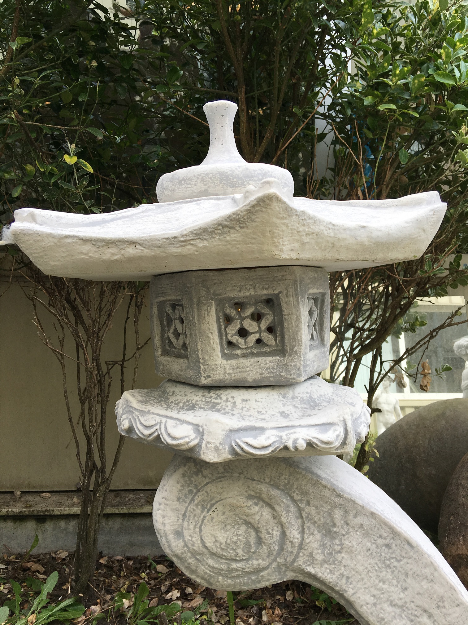 Rankei, stenen oude japanse lantaarn, XL