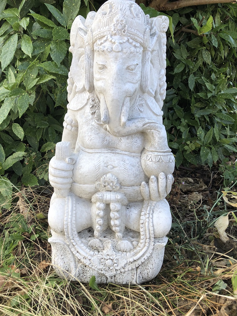 Statue Ganesha 2, ein hinduistischer Gott, Vollsteinstatue!