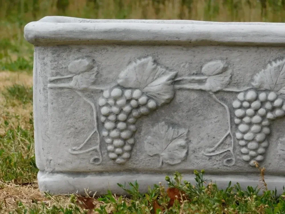 Blumenkasten Stein– rechteckiger Pflanzkasten