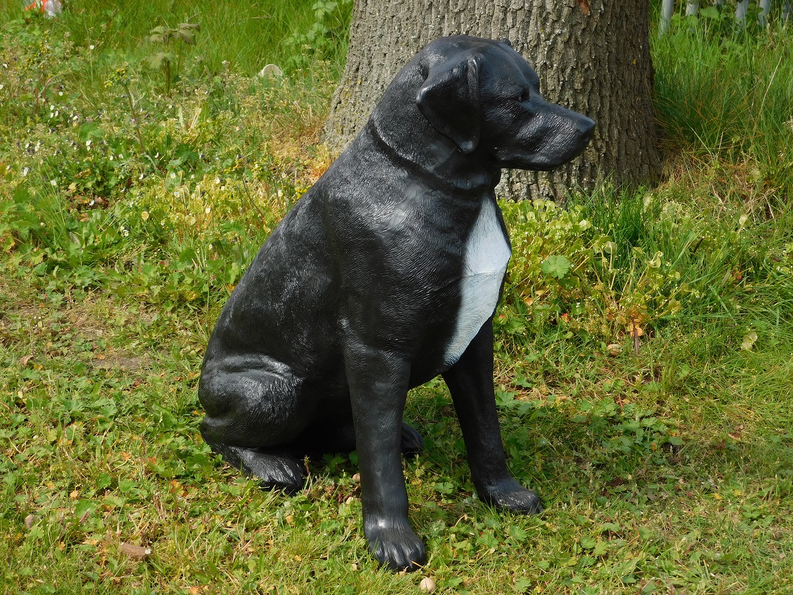 Prachtige 'Rottweiler' zwart/wit - van Polystone