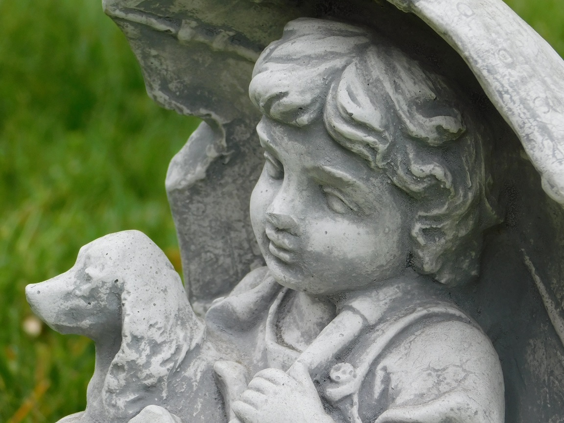 Gartenstatue Ballerina – 24 Cm, Metall, Handbemalt, Tanzendes Mädchen Als Außendekoration