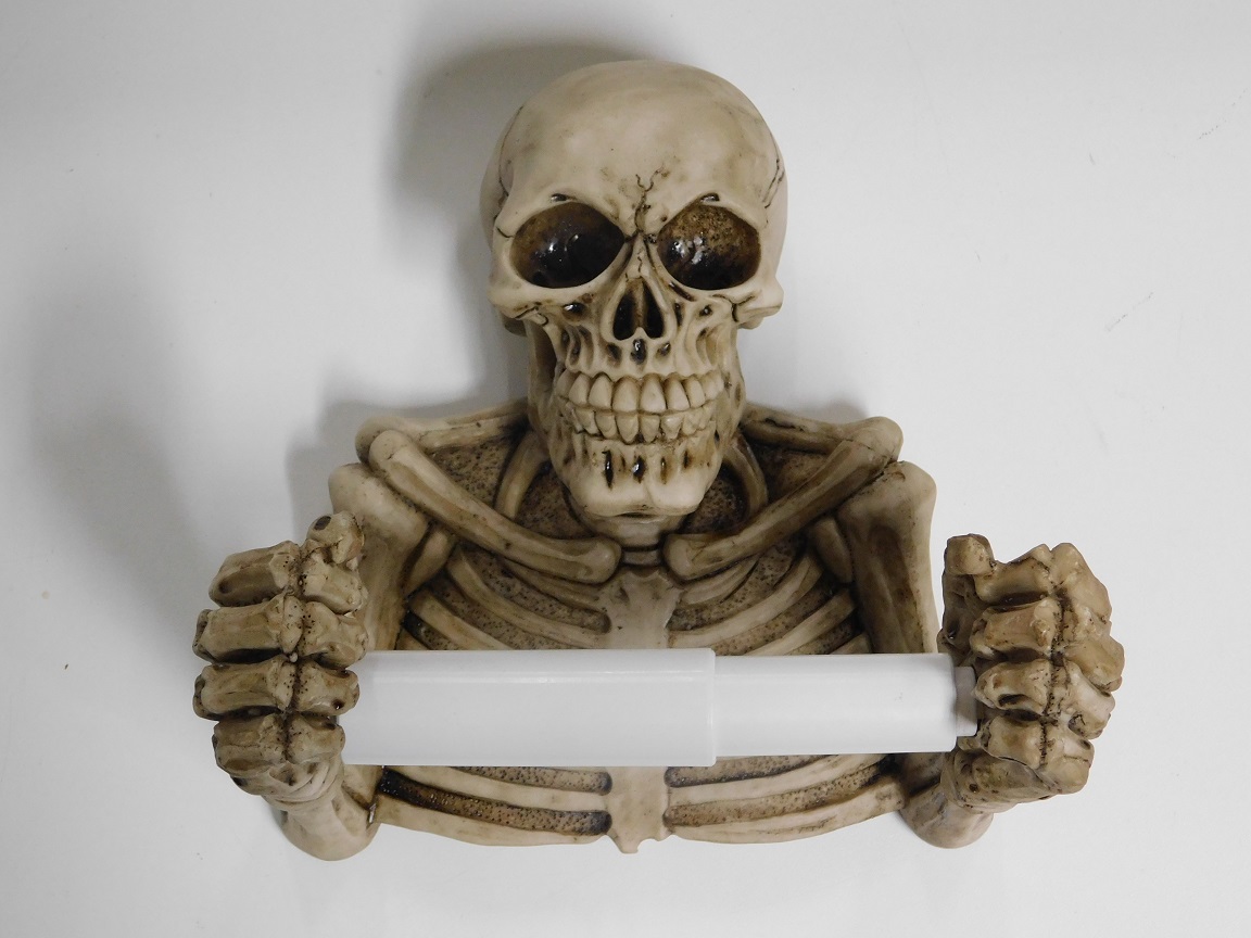 Toiletrolhouder Skelet - polystone