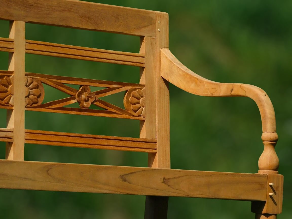 Banc de Jardin ENDIA 150 cm Teck Premium - Jardin