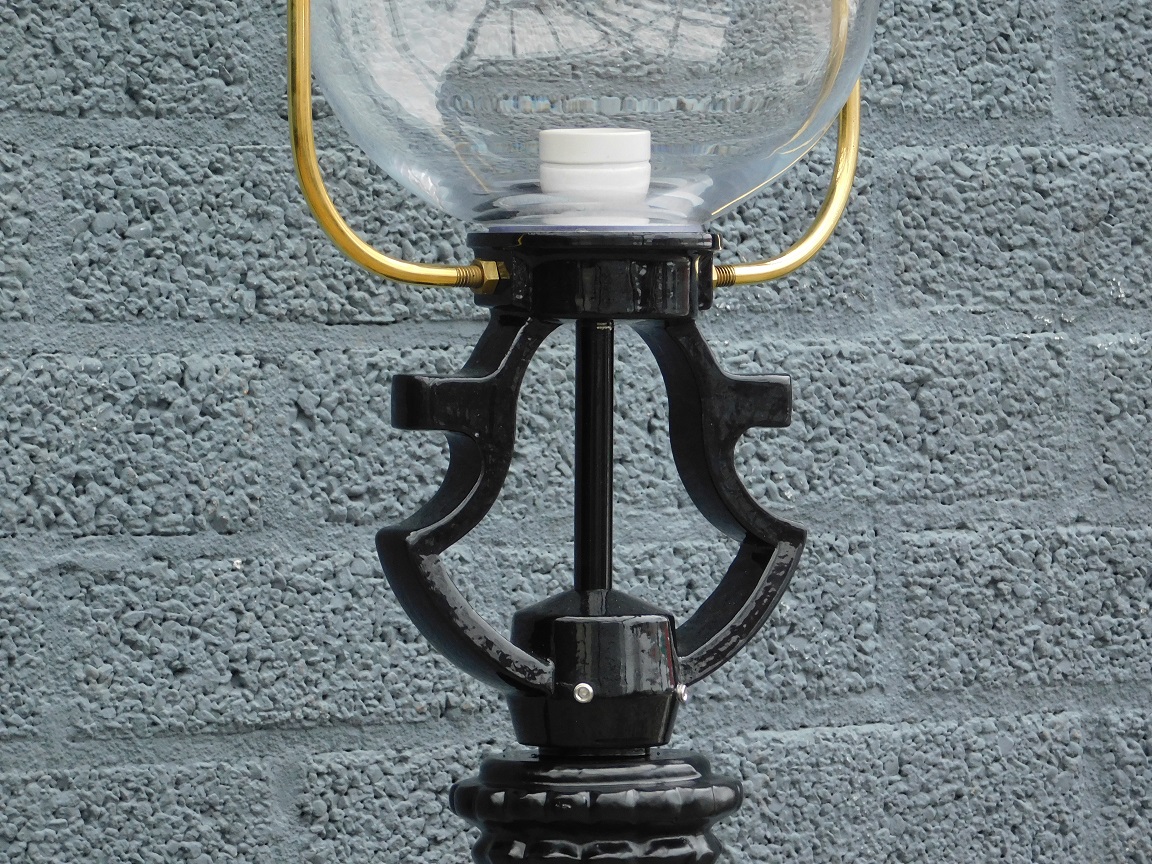 Lantaarn 'Unique' - buitenlamp, staande lantaarn - zwart