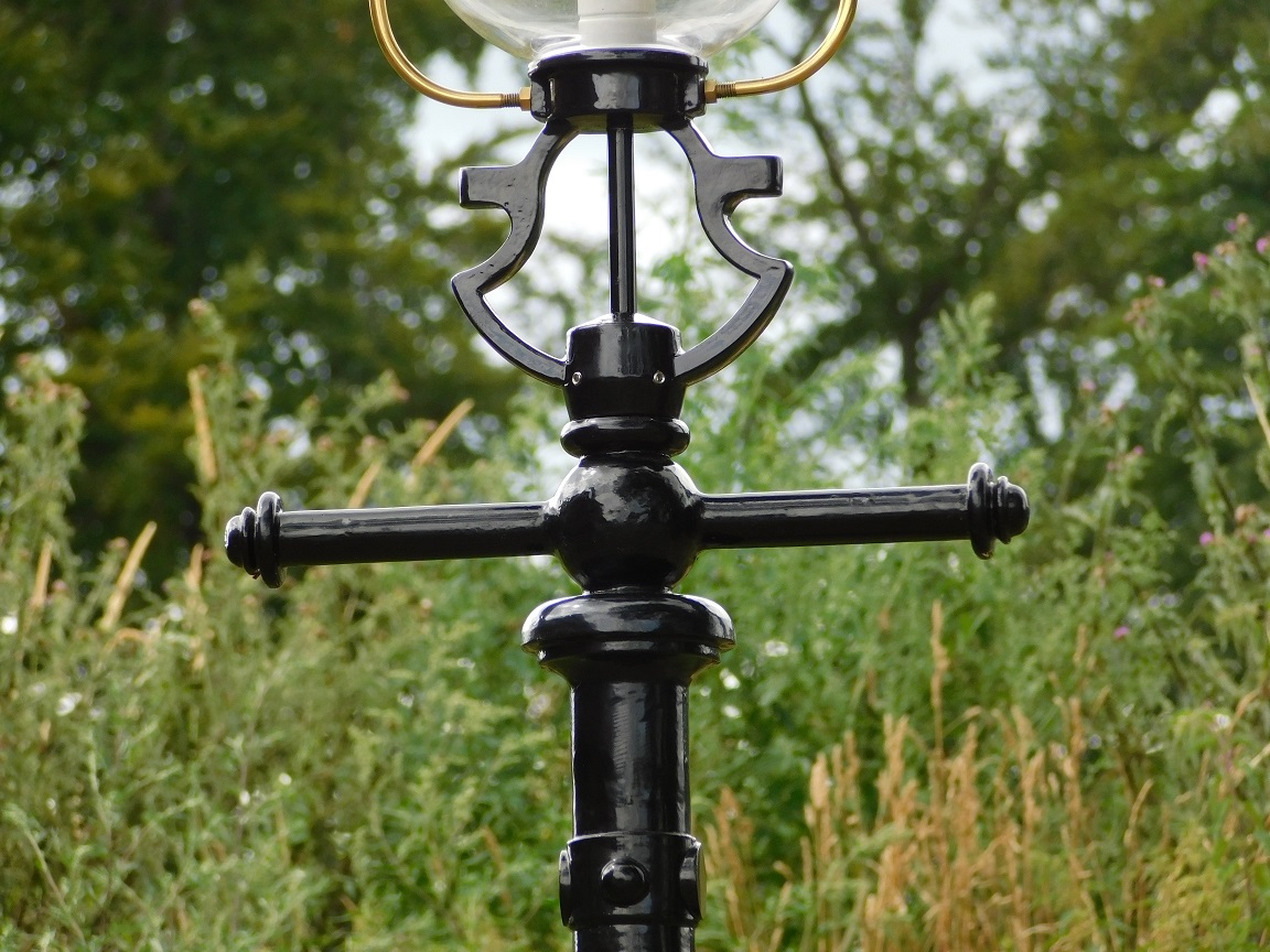 Tuinlantaarn Lyon - zwart - alu - 250cm