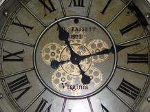 Wanduhr 'J.D. Bassett 1922'. - Industrieuhr