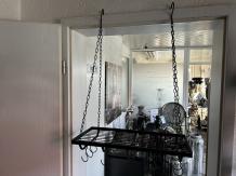 Kopjes Hanger - ijzeren kruiden, wild-rek met 15 haken, bruin