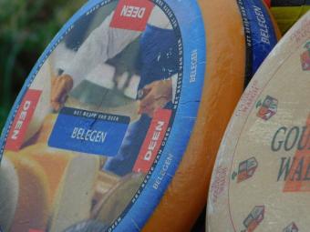 Roues de fromage décoratives – 3 pièces – plastique – 35 cm