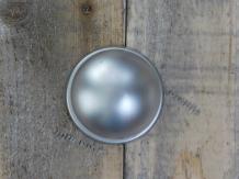 Poignée de porte fixe en nickel brossé