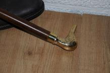 Schuhanzieher – Messing/Hartholz – Entenkopf