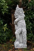 Tempelwächter - Steinstatue - 107 cm - Balinesischer Krieger