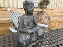 Buddha - Handgeste Meditation - Steinstatue - 39 cm