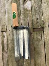 Pelle à gouttière en métal et bois, pour la vieille gouttière antique