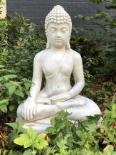Mediterende Boeddha - 77 cm - Steen