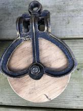 Pulley / Pully, Gusseisen, antikes Modell Loowheel / Aufhänger