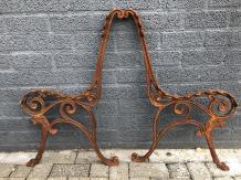 Satz loser Seitenteile Bank Lion