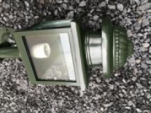 Buiten verlichting voor bij de voordeur, Koetsenlamp, Groen!
