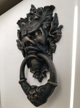 Heurtoir en fonte avec tête de diable