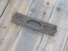 Poignée de porte coulissante Art Déco comme 1920 Poignée de porte Art Nouveau