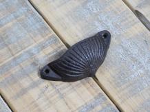 Poignée de tiroir, poignée de porte, quincaillerie de meuble, fer antique, marron