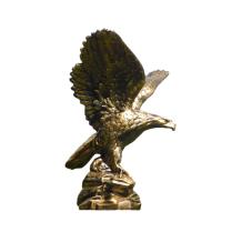 Vliegende adelaar - polystone - 57 cm - goud/zwart