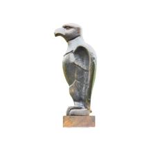Adelaar - op houten voet - gietijzer - 34 cm - antiek
