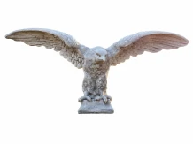 Adelaar - stenen dierenbeeld - 90 cm - klassieke decoratie