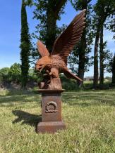 Adler - Gusseisenstatue - 64 cm - detailreich
