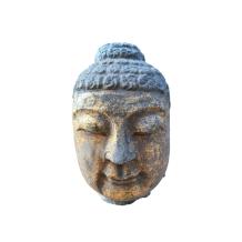 Oud origineel indonesische Boeddha-hoofd, zwaar!