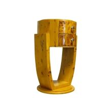 Vintage ladekast Art Deco – hout – 70 cm – 2 lades