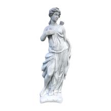 Artemis - stenen beeld - 143 cm - klassiek wit - Grieks
