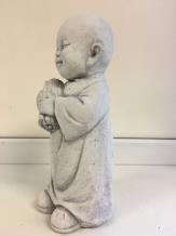 Moine Shaolin - persistant - statue en pierre - 24 cm