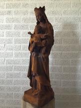 Maria mit Jesus - Gusseisenstatue - 75 cm - rustikal