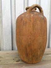 Indonesische rijst-water-kruik - met handvat - ovaal