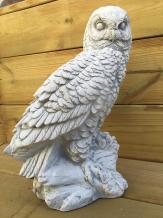 Uil - stenen dierenbeeld - 35 cm - klassieke decoratie