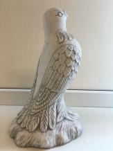 Duif - stenen dierenbeeld - 26 cm - klassieke decoratie