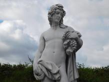 Bacchus - statue en pierre - 144 cm - blanc classique - romain