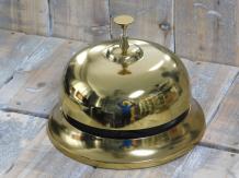 Cloche de comptoir robuste XL - laiton