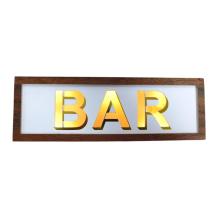 'BAR' - LED neonlamp bord  - muurdecoratie - 30 x 10 cm