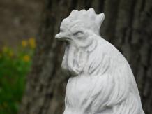 Haan - stenen dierenbeeld - 64 cm - tuindecoratie