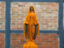 Maria op sokkel - gietijzeren tuinbeeld - 180 cm - exclusief standbeeld