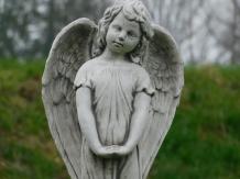 Ange debout - statue en pierre - 50 cm