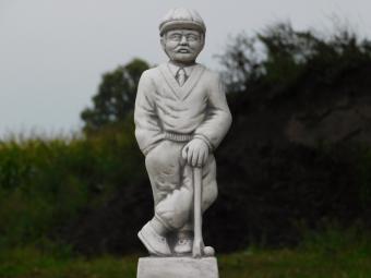 Beeld Golfer - 45 cm - Steen